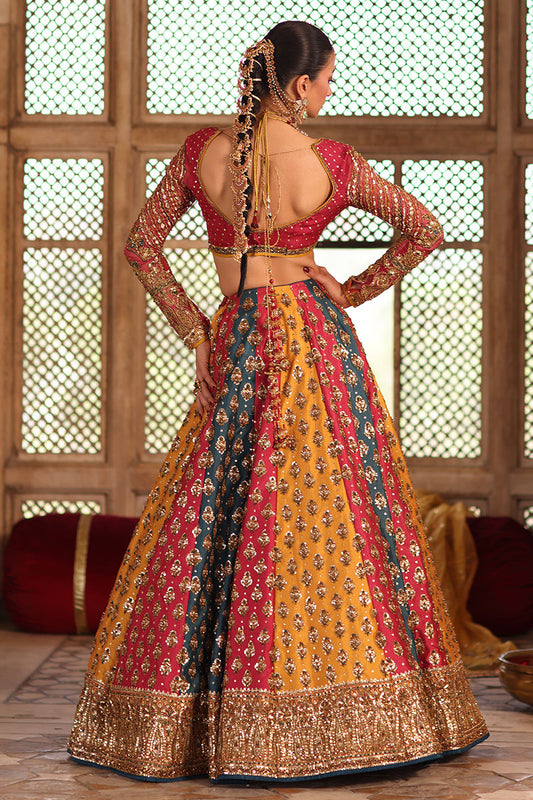 Aisha Imran Zardan W26-07 Luxury Raw Silk Embroidered Collection PA-139