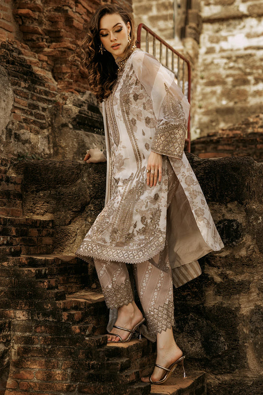 Vasal by Charizma Embroidered Lawn Suit Unstitched 3 Piece VSL25-06 - Luxury Collection