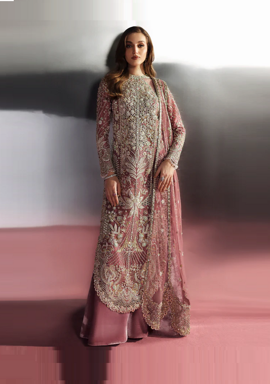Soraya Luxury Organza Embroidered Unstitched 3PC Suit-Velisse