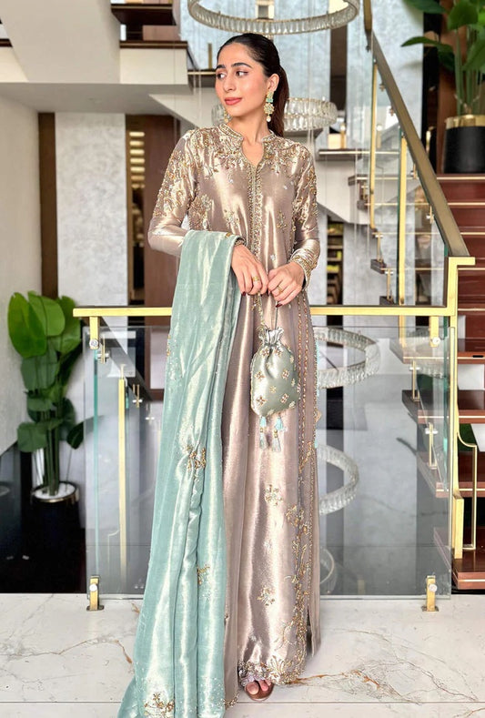 Mubashira Usman - Myssori Embroidered 3 Piece Unstitched - AC - 36