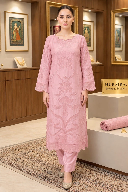 Pehnawa Luxury Silk Embroidered 3Pc Unstitched Suit PA-289