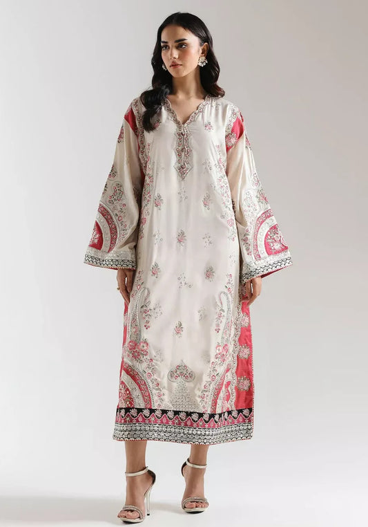 Ethnc Luxury Silk Embroidered Unstitched Suit PA-180