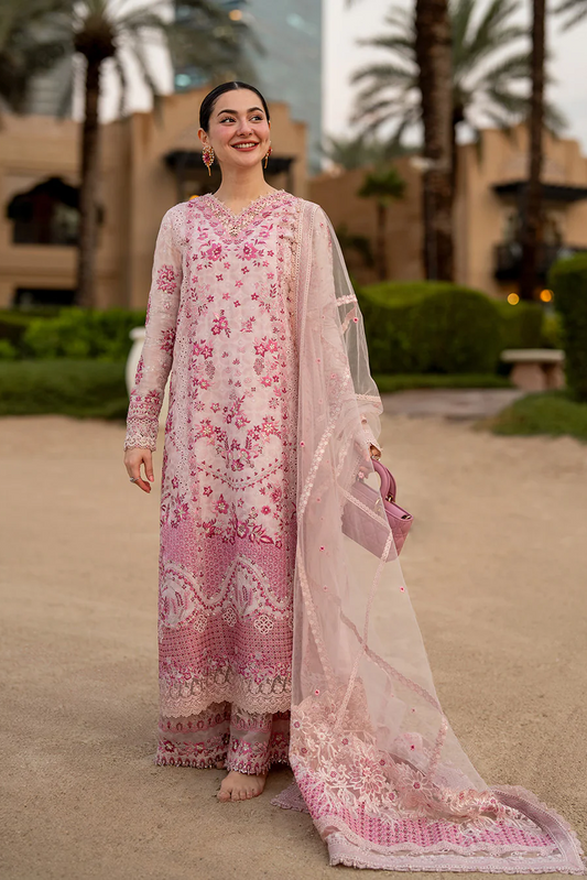 Faiza Saqlain Luxury Lawn Embroidered Suit LAMIJA 318