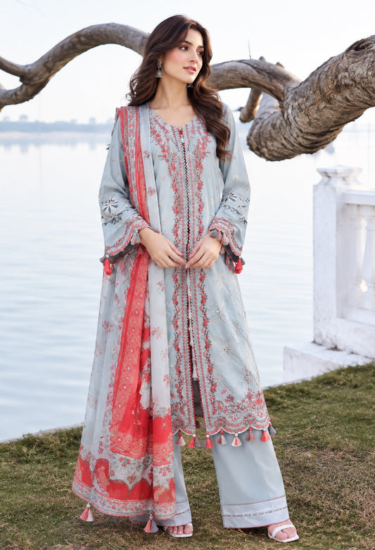 Pehnawa Luxury Embroidered Lawn 3Pc Stitched Suit PA-170