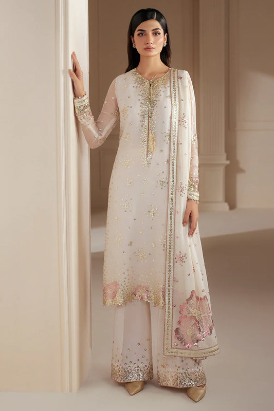 Jazmin Chiffon Embroidered 3 Piece Unstitched Uc-3069