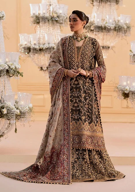 AIK Atelier Luxury Embroidered Organza 3Pc Unstitched Suit AIKWED - A2504 PA-114