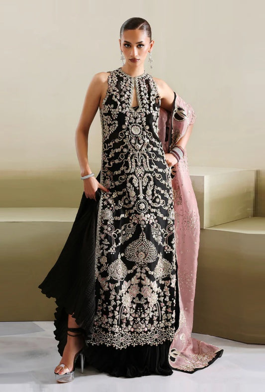 Soraya Luxury Raw Silk Embroidered 3 Pc Unstitched Suit - Myrren