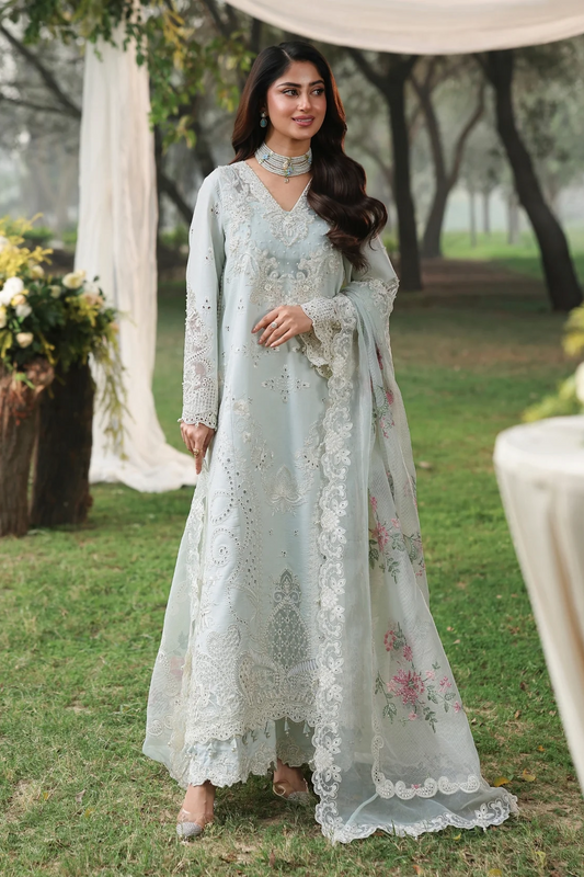 Sardinia Tales of Petals Luxury Lawn Collection 01 OCEAN WAVES Unstitched