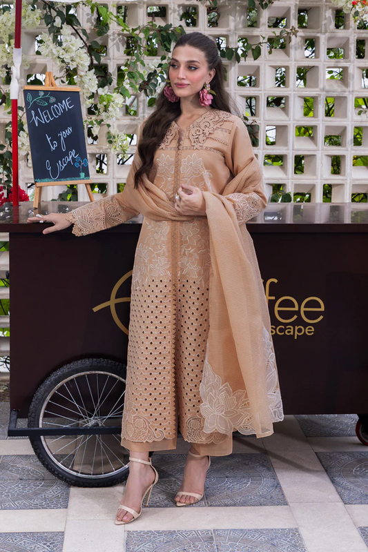 Rang Rasiya Carnation Embroidered Lawn Unstitched 3Pc Suit D-13 KAIA