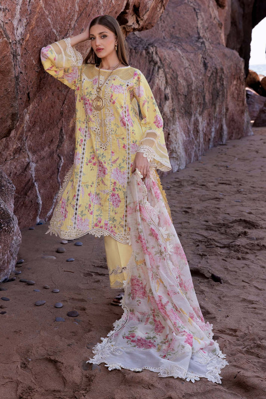 Crimson - Who'S That Girl - D3 A - Lawn Embroidered 3 Piece Unstitched