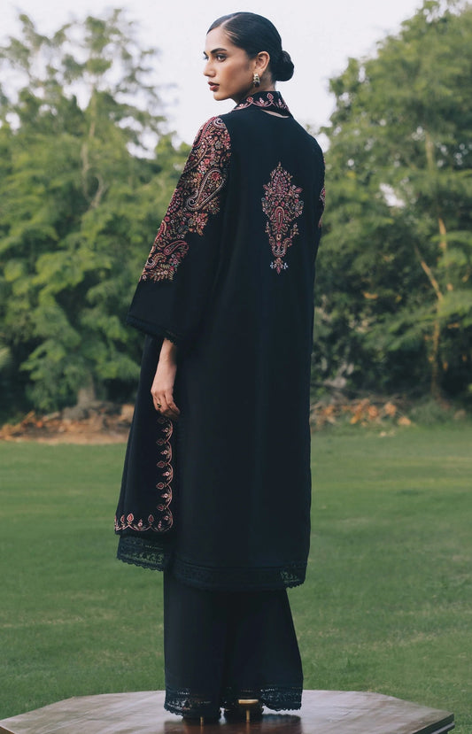 Zara Shahjahan Shab Luxury Lawn Embroidered 3Pc Unstitched Sari PA-230