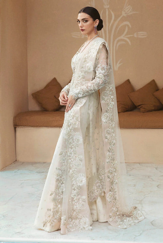 Soraya Luxury Organza Embroidered Unstitched 3PC Suit - Anya - PA - 104