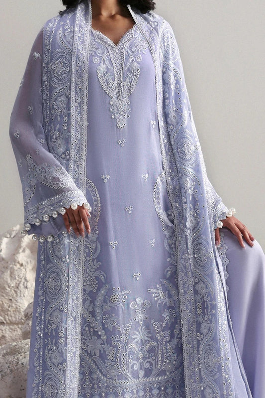 Afrozeh - Luxury Cotton Embroidered 3 Piece Unstitched - Vaelis