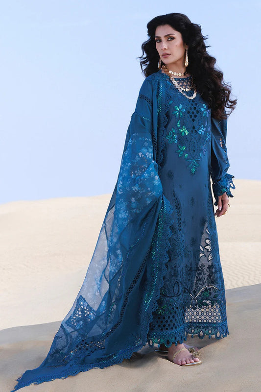 Nureh - Luxury Lawn Embroidered 3 Piece Unstitched - Kaia NE-229