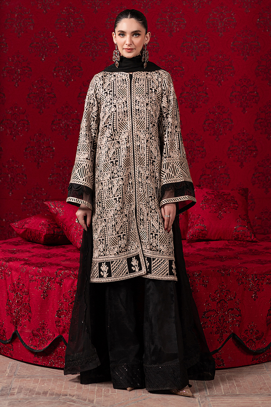 Azure Luxury Chiffon Embroidered Unstitched Collection Urban Muse