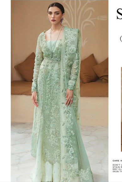 Soraya Organza Unstitched 3 Piece Charmeuse Anya