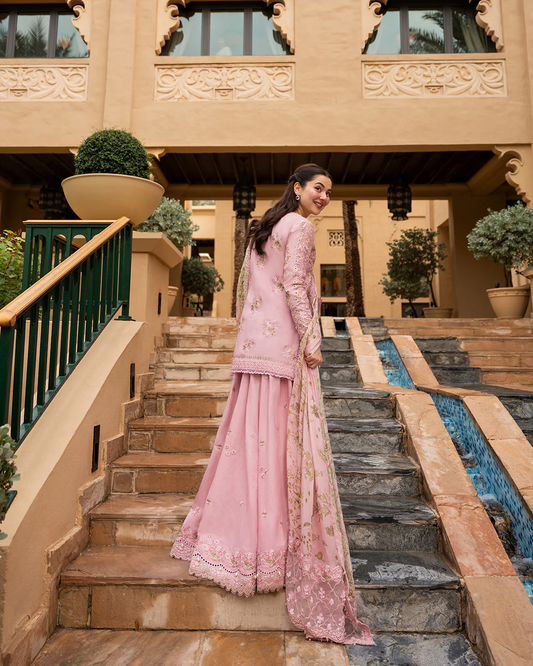 Faiza Saqlain AYA Embroidered Luxury Lawn Unstitched 3Pc Suit - ASJA