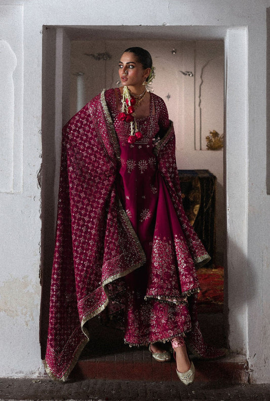 Hussain Rehar - Luxury Lawn Embroidered 3 Piece Unstitched - Gulpanra