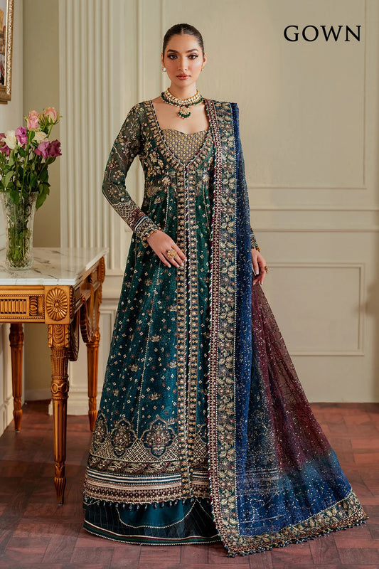 Baroque Luxury Chiffon Embroidered 3 Piece Unstitched CH13-03