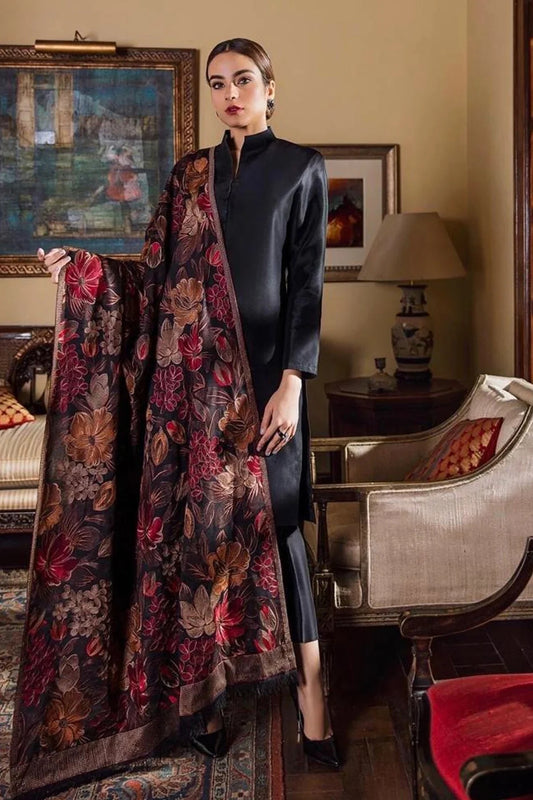 Bareeze Luxury Karandi Shawl Full Embroidered 2026