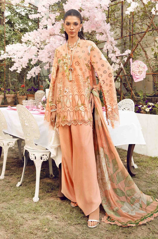 Maria.B - Luxury Lawn Embroidered Unstitched 3 Piece - MPT-2602-A