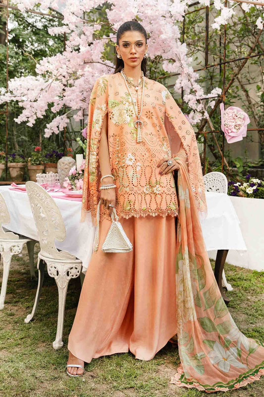 Maria.B - Luxury Lawn Embroidered Unstitched 3 Piece - MPT-2602-A