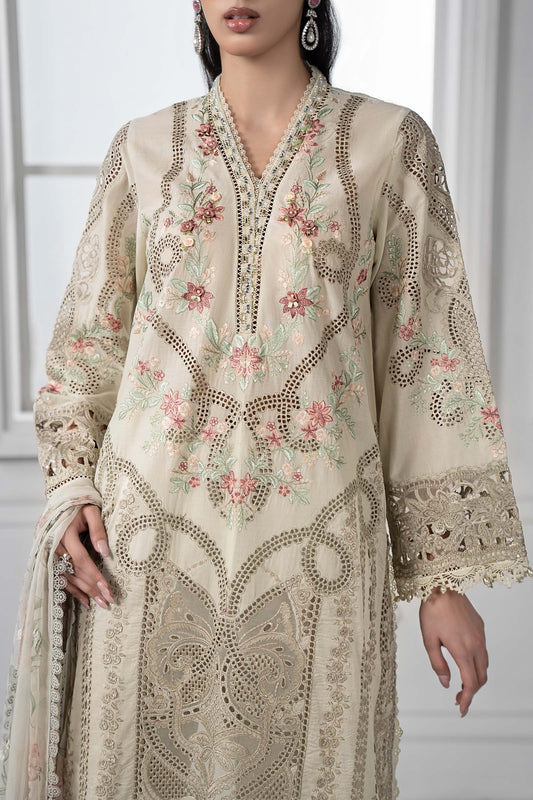 Maria.B - Luxury Lawn Embroidered 3 Piece Unstitched - DS-2514-B