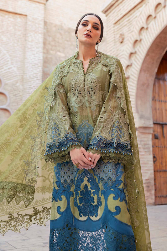 Maria.B Luxury Embroidered Unstitched Lawn Collection D-2501-A