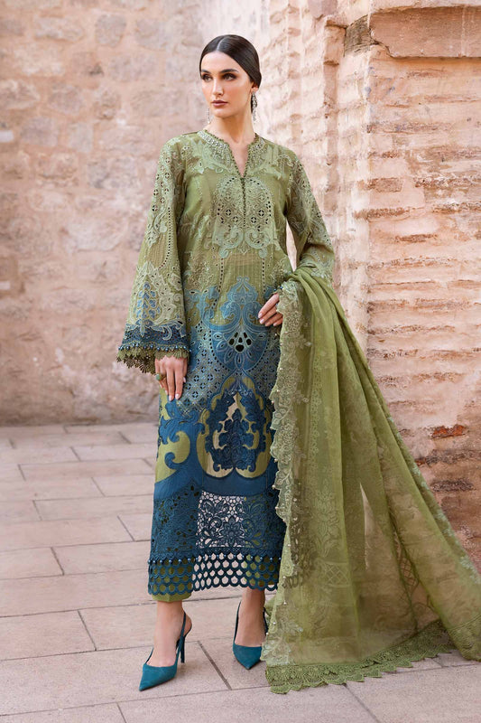 Maria.B Luxury Embroidered Unstitched Lawn Collection D-2501-A