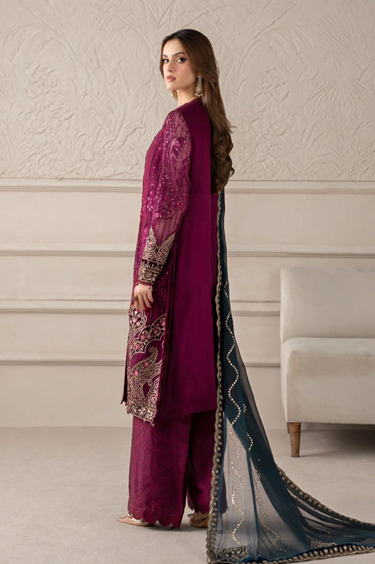Maria.B Luxury Pure Chiffon Embroidered Unstitched Collection MCS-25-102