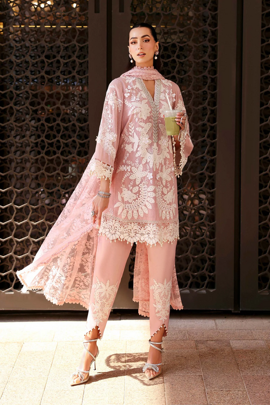 Maria.B Luxury Lawn Unstitched Embroidered 3Pc Suit D-2603-A