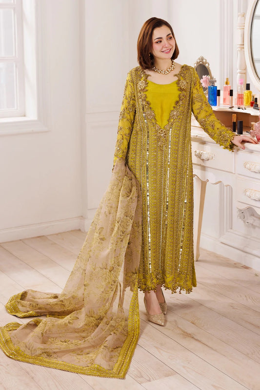 Charizma Luxury Pure Chiffon 3 Piece Unstitched DJ5-04