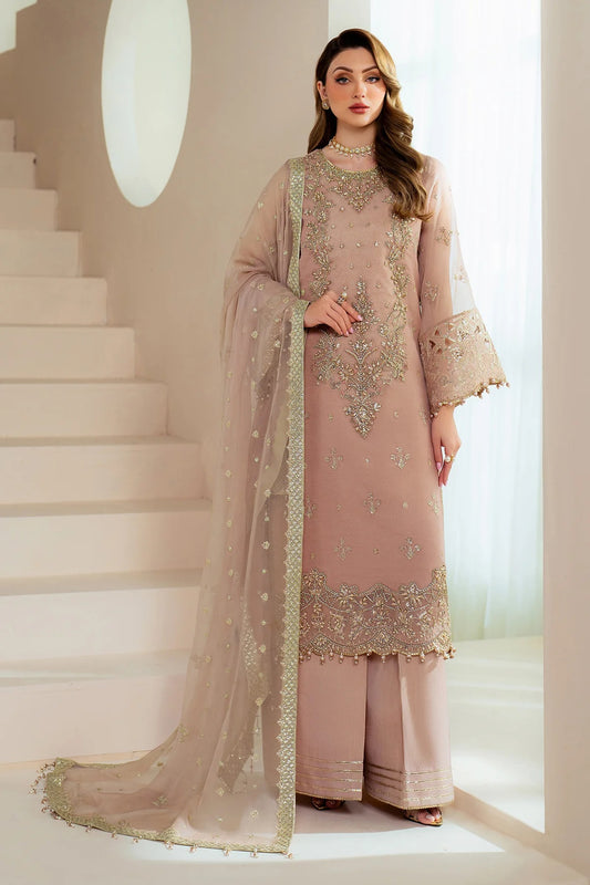 Alizeh- Luxury Lawn Embroidered 3 Piece Unstitched - Orla