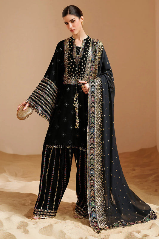 Jazmin Velvet Vogue Unstitched Embroidered 3Pc Suit VVF-D-05