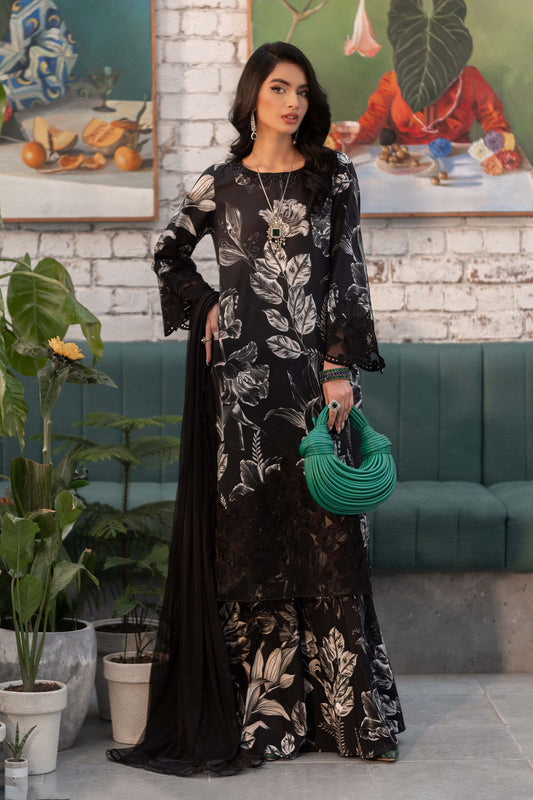 Maria.B Luxury Lawn Embroidered 3 Piece DW-EF25-29