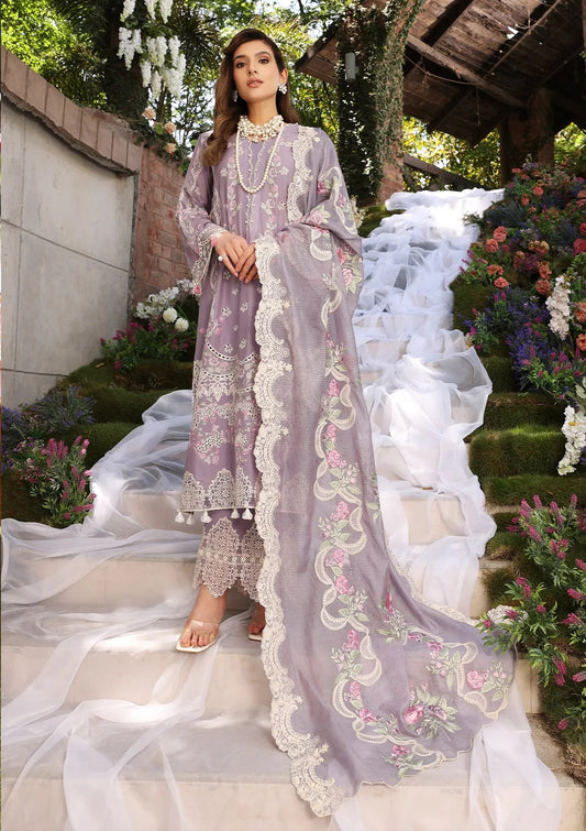 ELAF Premium Festive Chikankari Lawn Unstitched 3 Piece Suit ECF-02 RAPUNZEL