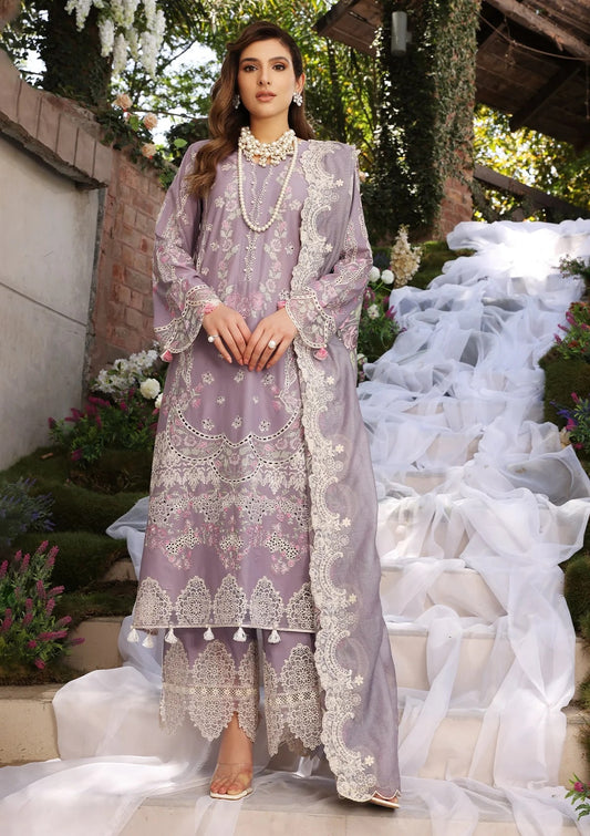 ELAF Premium Festive Chikankari Lawn Unstitched 3 Piece Suit ECF-02 RAPUNZEL