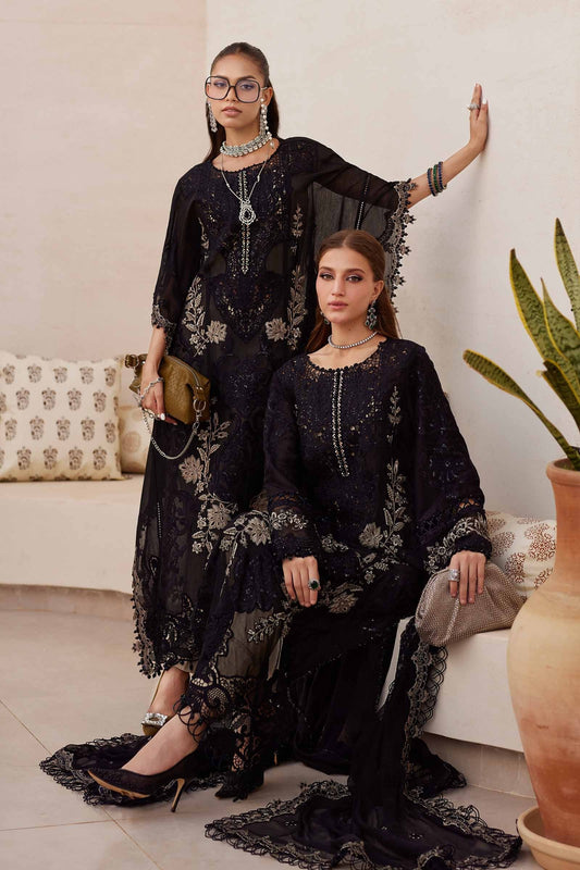 Maria.B - EL-25-03 - Luxury Lawn Embroidered 3 Piece Unstitched