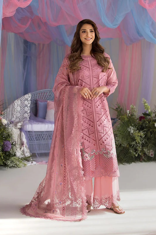 Sobia Nazir Luxury Lawn Embroidered 3 Piece Unstitched Collection 10A