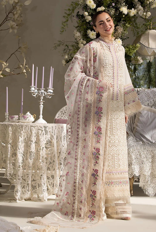 Sobia Nazir - 11B - Luxury Lawn Embroidered 3 Piece Unstitched