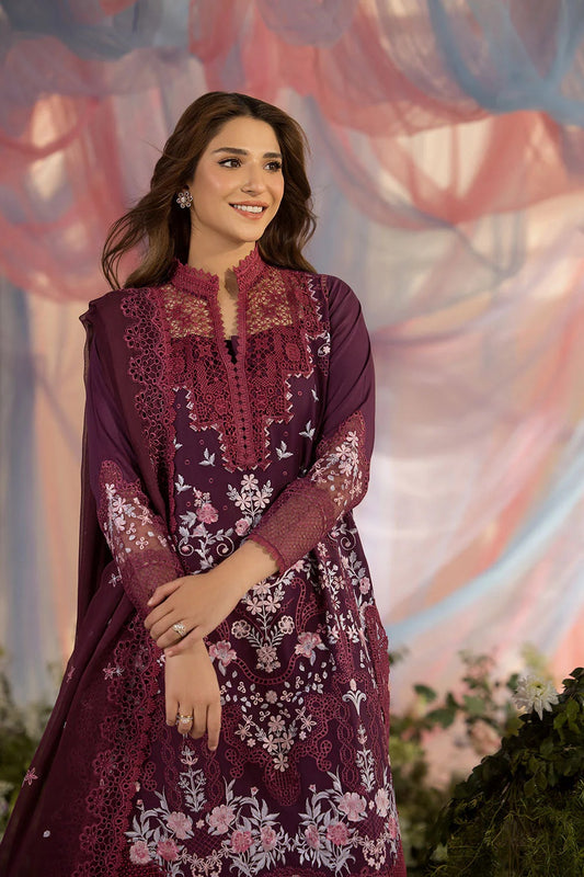 Sobia Nazir - Luxury Lawn Embroidered Unstitched 3 Piece - 6A
