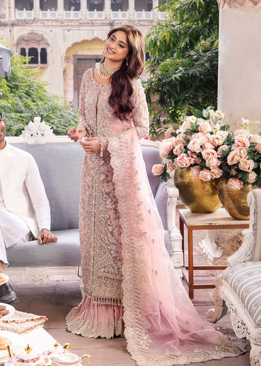 Maahi by Kanwal Malik Embroidered Organza Unstitched 3Pc Suit - LINA