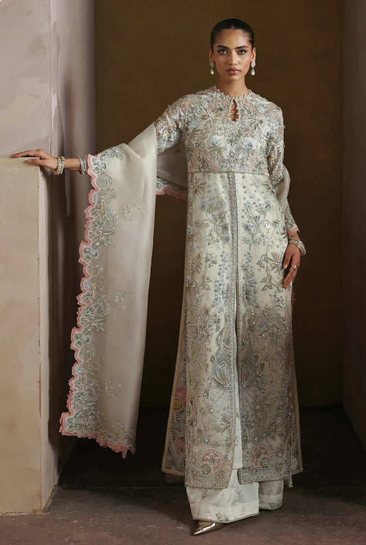 Soraya - Luxury Organza Embroidered 3 Piece Unstitched - Novara