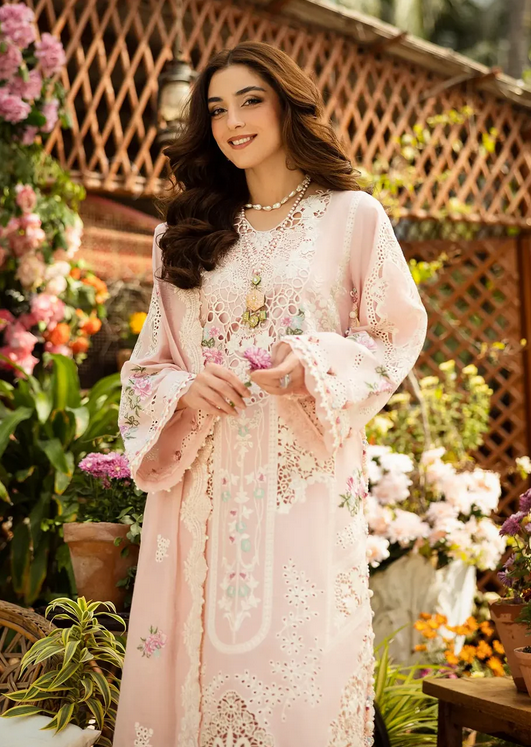 Elaf Luxury Lawn Embroidered Unstitched 3 Pc ELM-2A MAHGUL Eid Collection
