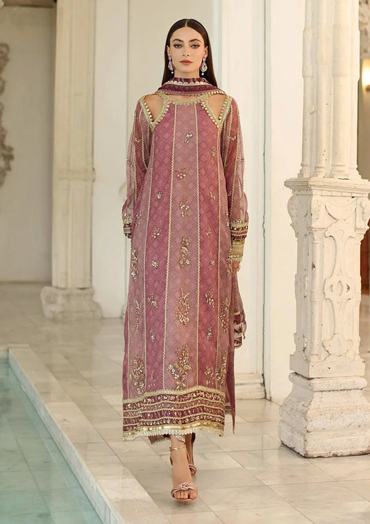 Noor By Saadia Asad-Cotton Net Embroidered 3PC Unstitched Suit
