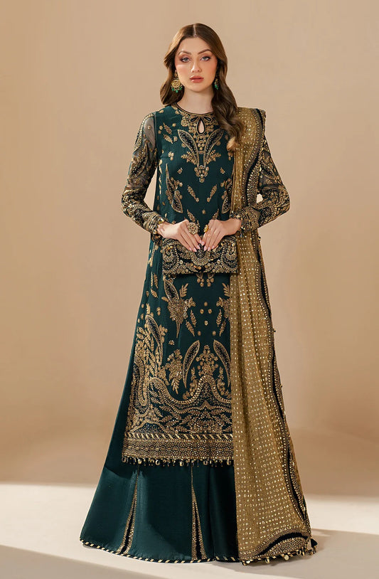 Jazmin WF'25-06 - Luxury Raw Silk Embroidered 3 Piece Unstitched