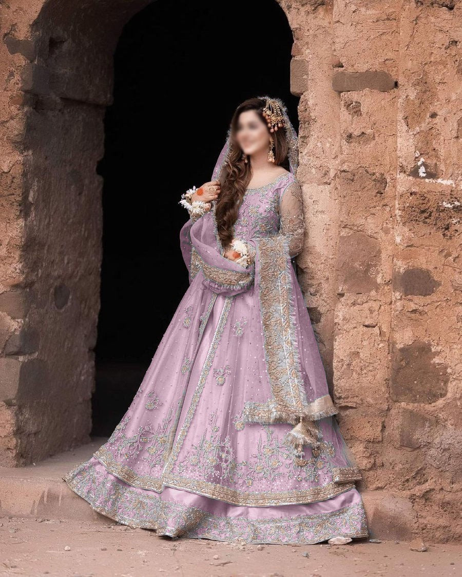 Pakistani purple outlet dresses