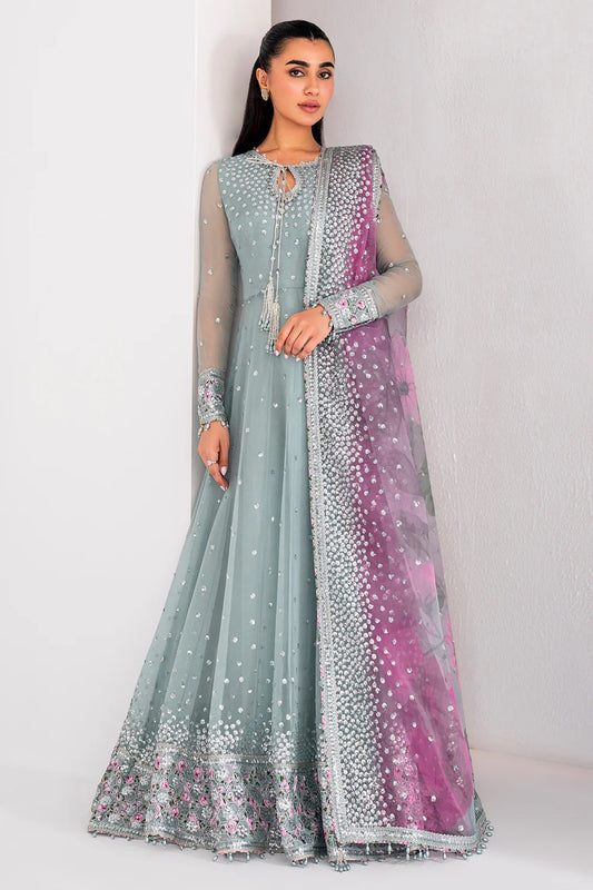 Jazmin Elegant Embroidered Chiffon Dress Unstitched 3 Piece UC-3062