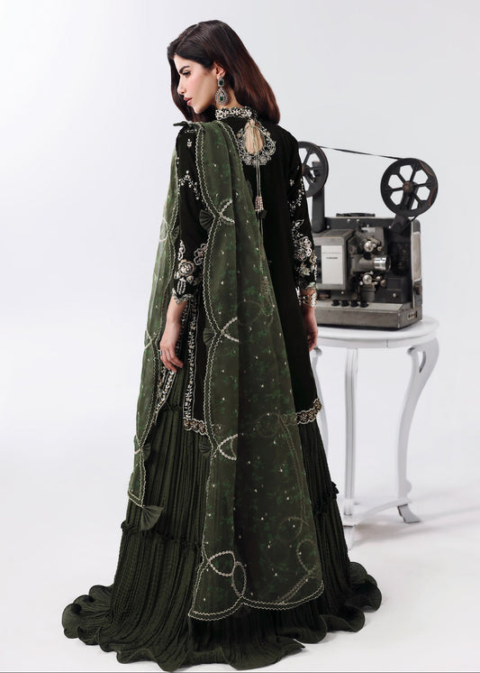 Sardinia - Dream Luxury Velvet Embroidered 3Pc Unstitched Suit PA-284