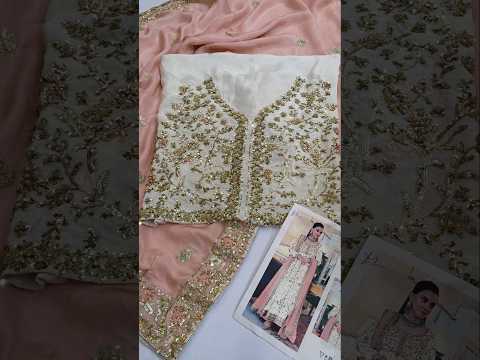 Poshkari Luxury Raw Silk Embroidered 3Pc Unstitched PA 0041
